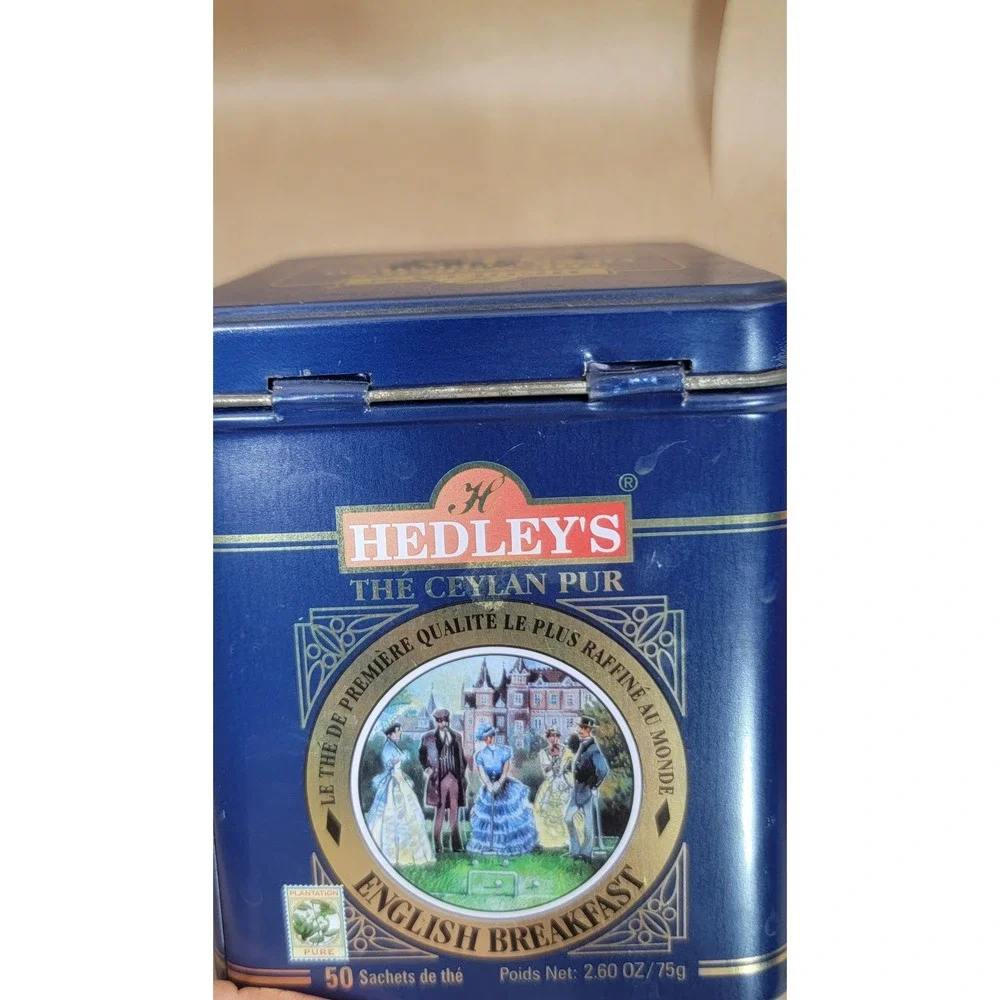 Hedley's Ceylon Tea + Harney & Sons HT Big Red Sun Decorative Tea Tins Set of 2